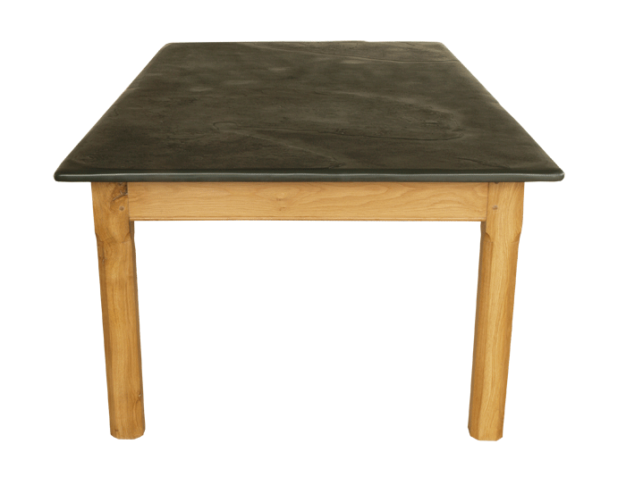 Oak Large Slate Top Farmhouse Table